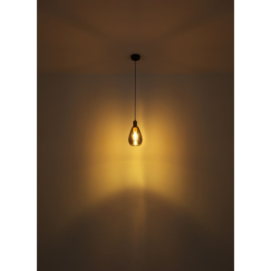 Globo - Suspension filaire 1xE27/40W/230V laiton