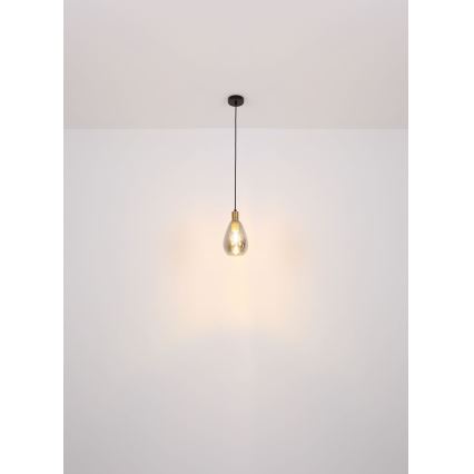 Globo - Suspension filaire 1xE27/40W/230V laiton