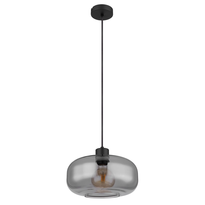 Globo - Suspension filaire 1xE27/40W/230V d. 28 cm gris