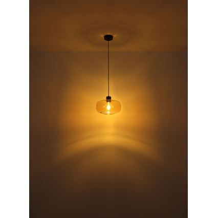 Globo - Suspension filaire 1xE27/40W/230V d. 28 cm transparent