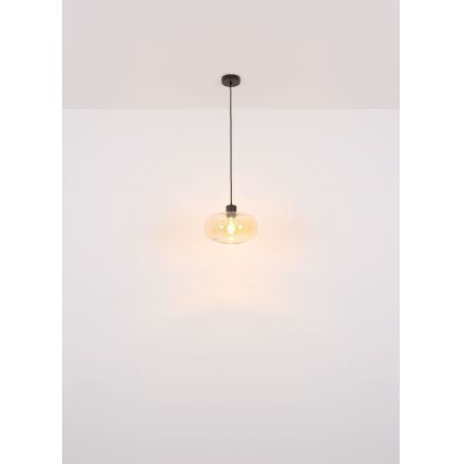 Globo - Suspension filaire 1xE27/40W/230V d. 28 cm transparent