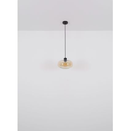 Globo - Suspension filaire 1xE27/40W/230V d. 28 cm transparent