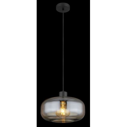 Globo - Suspension filaire 1xE27/40W/230V d. 28 cm transparent