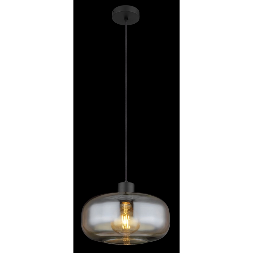Globo - Suspension filaire 1xE27/40W/230V d. 28 cm transparent