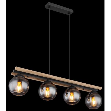 Globo - Suspension filaire 4xE27/25W/230V