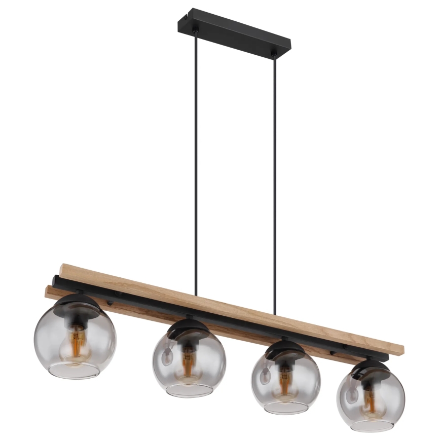 Globo - Suspension filaire 4xE27/25W/230V