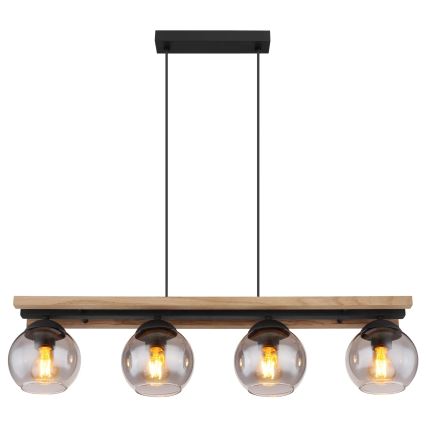 Globo - Suspension filaire 4xE27/25W/230V