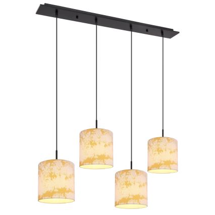Globo 15580-4H - Suspension filaire ENGELBERT 4xE27/40W/230V