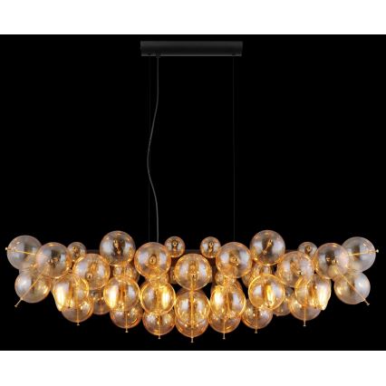 Globo - Suspension sur câble 6xE14/25W/230V dorée