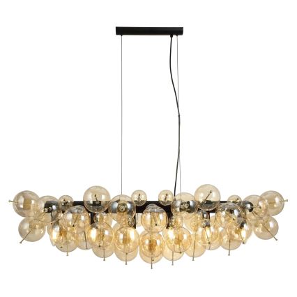 Globo - Suspension sur câble 6xE14/25W/230V dorée