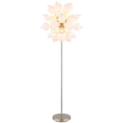 Globo - Lampadaire 6xE14/25W/230V blanc