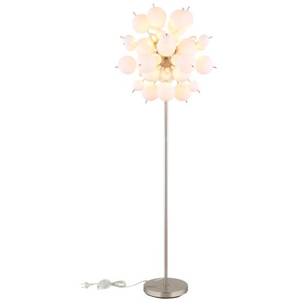 Globo - Lampadaire 6xE14/25W/230V blanc