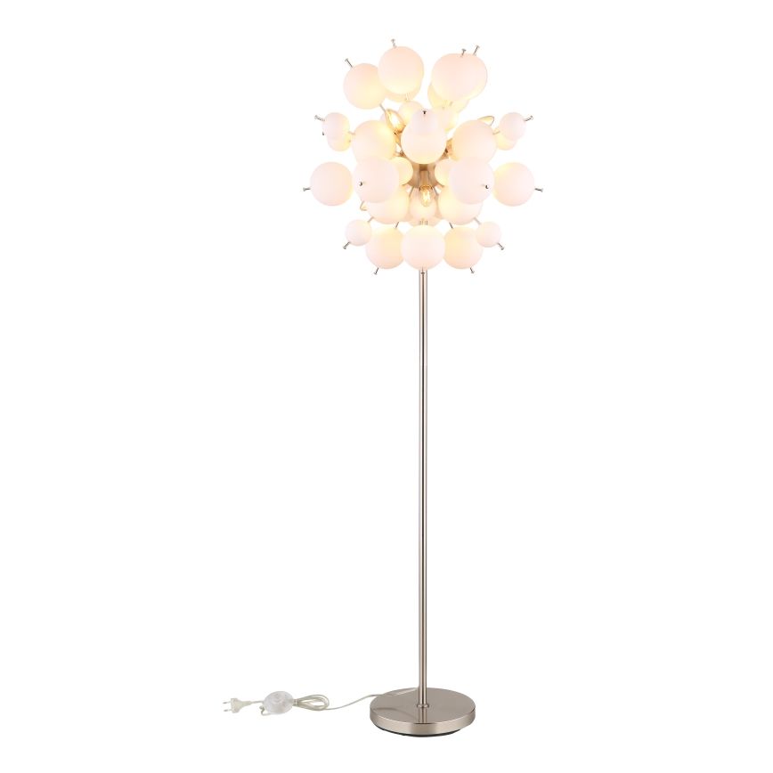 Globo - Lampadaire 6xE14/25W/230V blanc