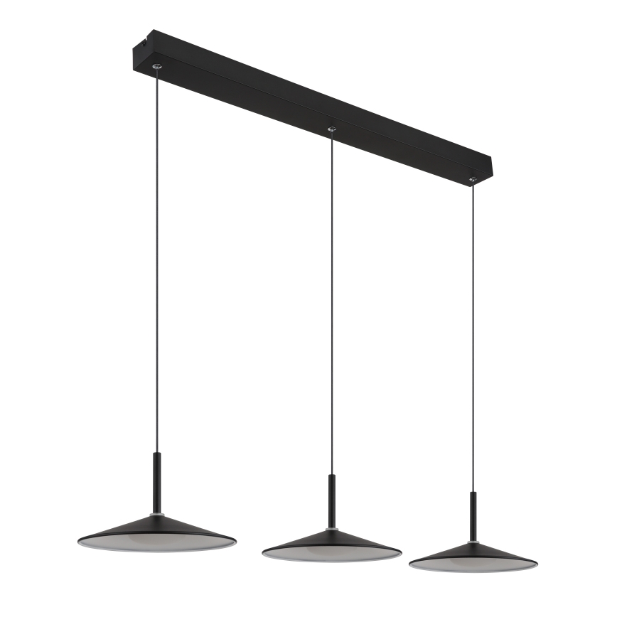 Globo - Suspension LED sur câble LED/24W/230V 4000K noir