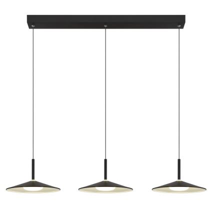 Globo - Suspension LED sur câble LED/24W/230V 4000K noir