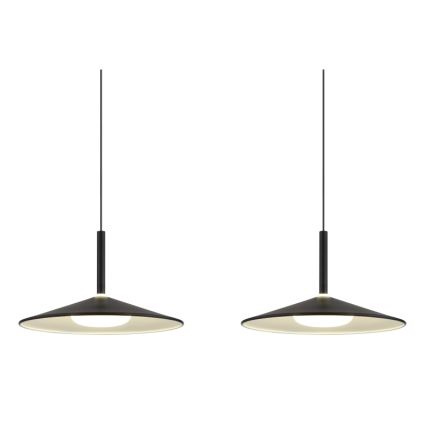 Globo - Suspension LED sur câble LED/24W/230V 4000K noir