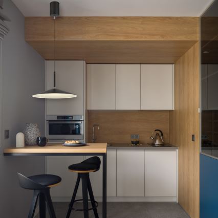 Globo - Suspension LED sur câble, 18W, 230V, 4000K, noire