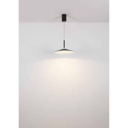 Globo - Suspension LED sur câble, 18W, 230V, 4000K, noire