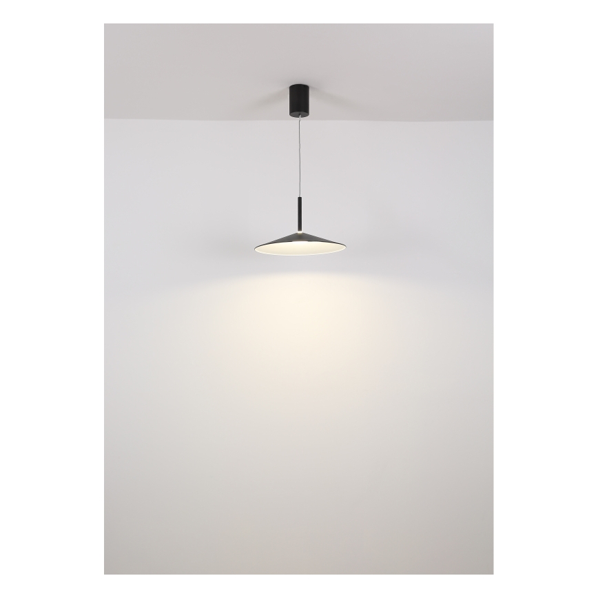 Globo - Suspension LED sur câble, 18W, 230V, 4000K, noire