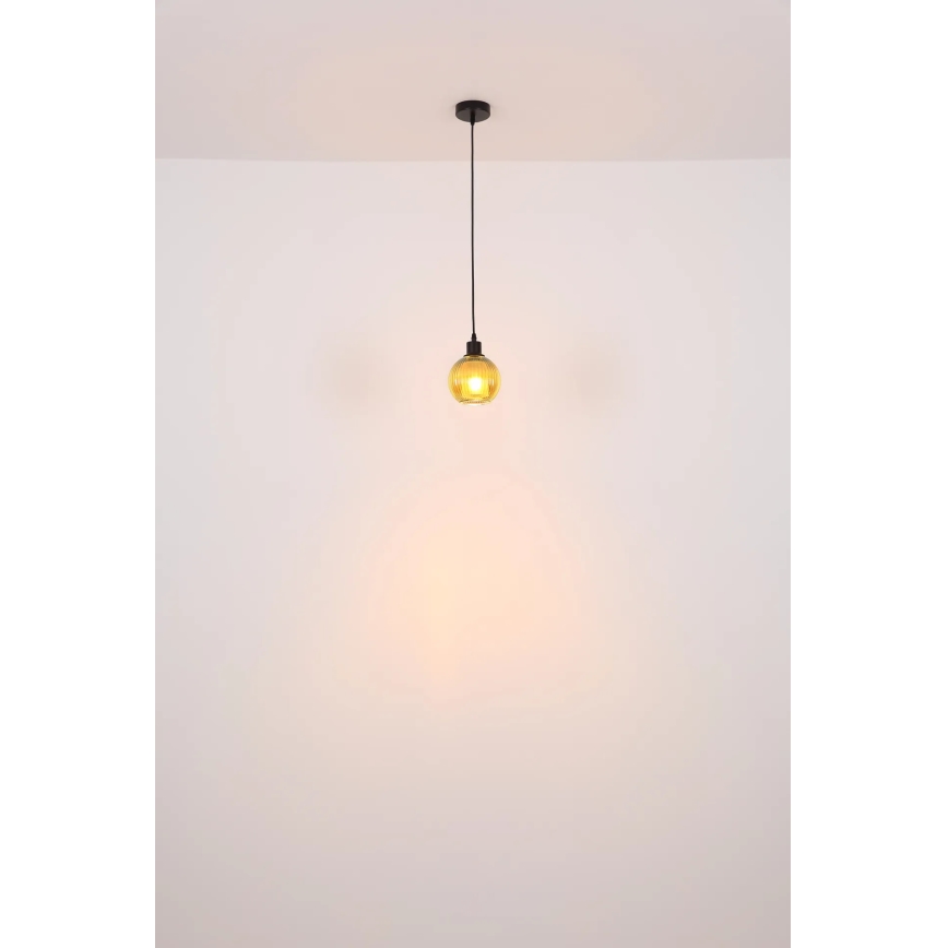 Globo - Suspension filaire 1xE27/25W/230V d. 15 cm vert