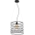 Globo 15640H - Suspension sur câble TILLY 1xE27/60W/230V, noire
