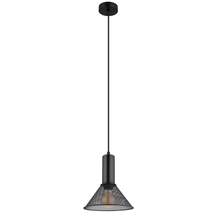 Globo - Suspension filaire 1xE27/60W/230V noir