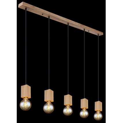 Globo 15655-5H - Suspension filaire ERNA 5xE27/60W/230V