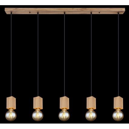 Globo 15655-5H - Suspension filaire ERNA 5xE27/60W/230V