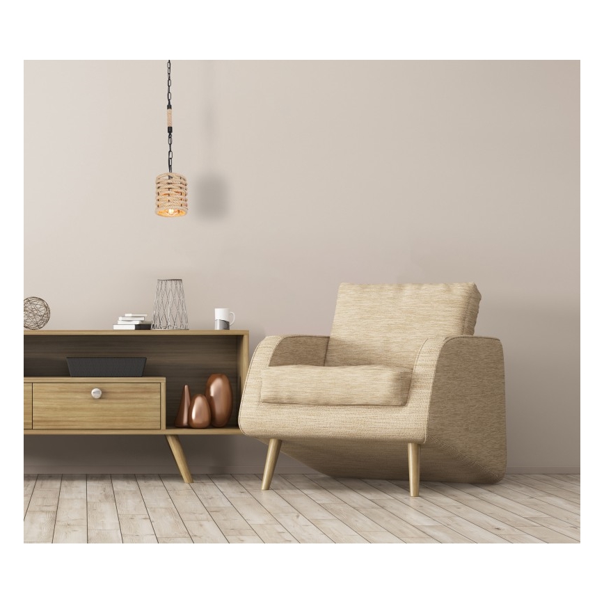 Globo - Suspension sur chaîne 1xE27/60W/230V d. 15 cm