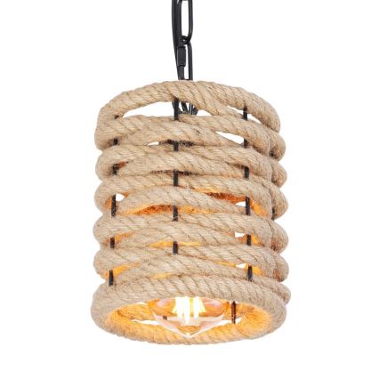 Globo - Suspension sur chaîne 1xE27/60W/230V d. 15 cm