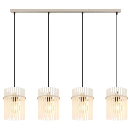 Globo - Lustre suspendu sur câble 4xE27/60W/230V