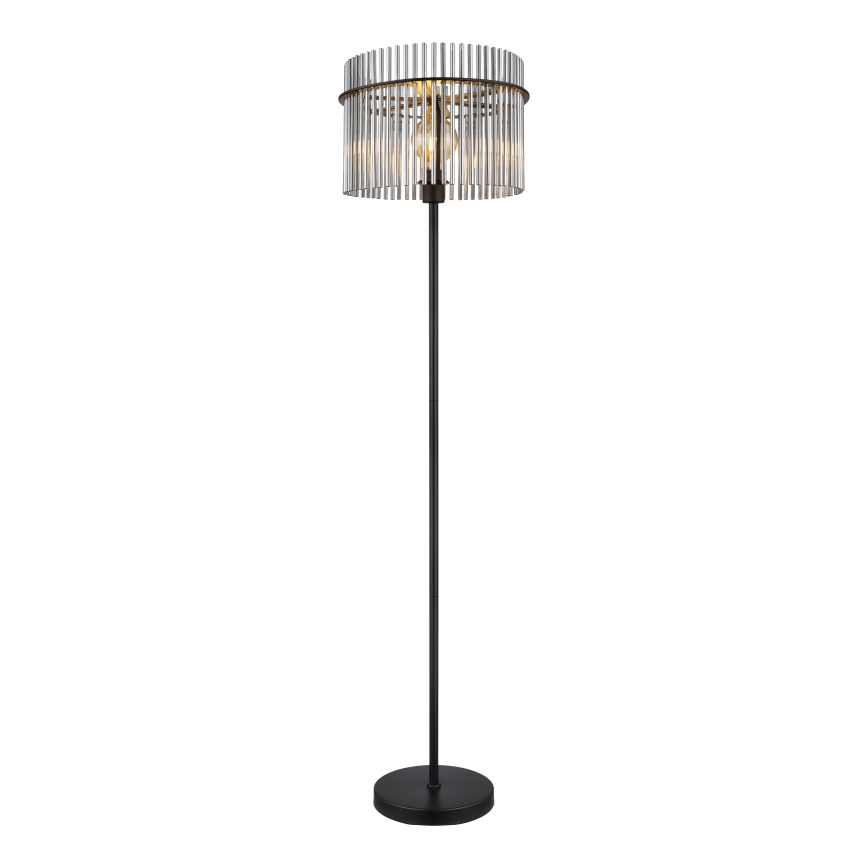 Globo - Lampadaire 1xE27/60W/230V noir
