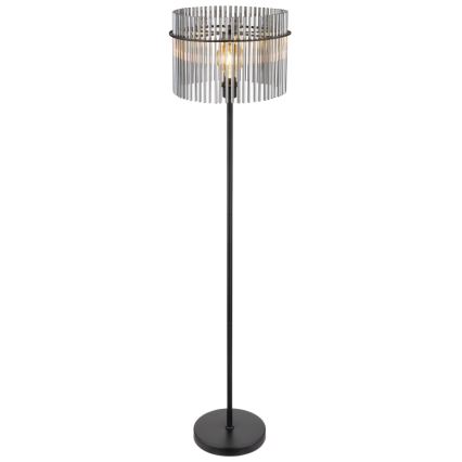 Globo - Lampadaire 1xE27/60W/230V noir