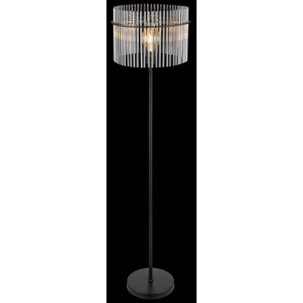 Globo - Lampadaire 1xE27/60W/230V noir