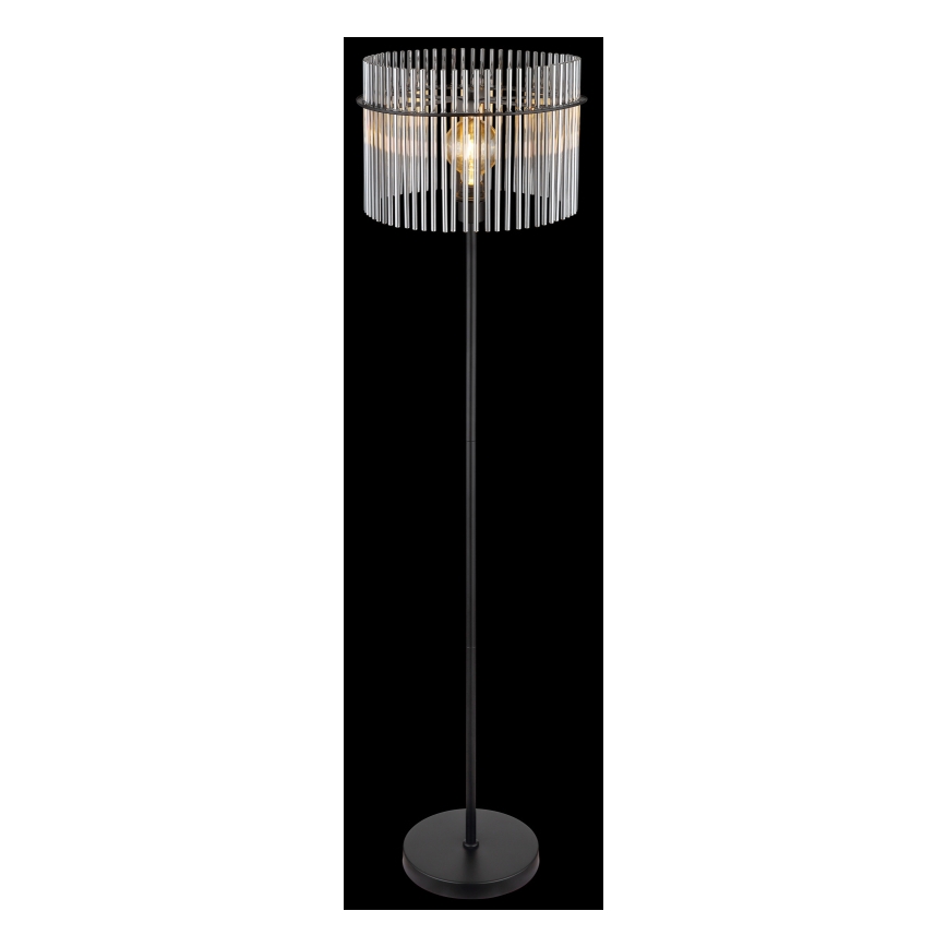 Globo - Lampadaire 1xE27/60W/230V noir