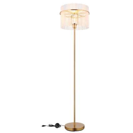 Globo - Lampadaire 1xE27/60W/230V doré