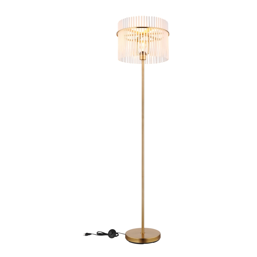Globo - Lampadaire 1xE27/60W/230V doré
