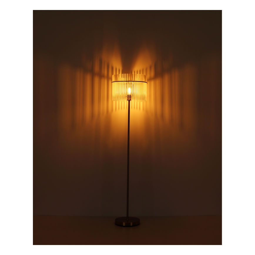 Globo - Lampadaire 1xE27/60W/230V doré