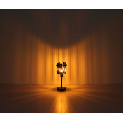 Globo - Lampe de table 1xE14/40W/230V d. 15 cm noir