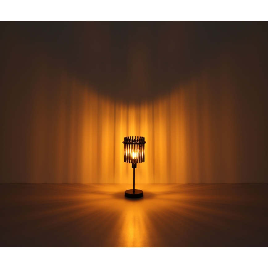 Globo - Lampe de table 1xE14/40W/230V d. 15 cm noir