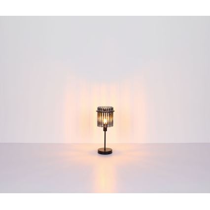 Globo - Lampe de table 1xE14/40W/230V d. 15 cm noir