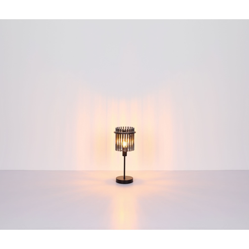 Globo - Lampe de table 1xE14/40W/230V d. 15 cm noir