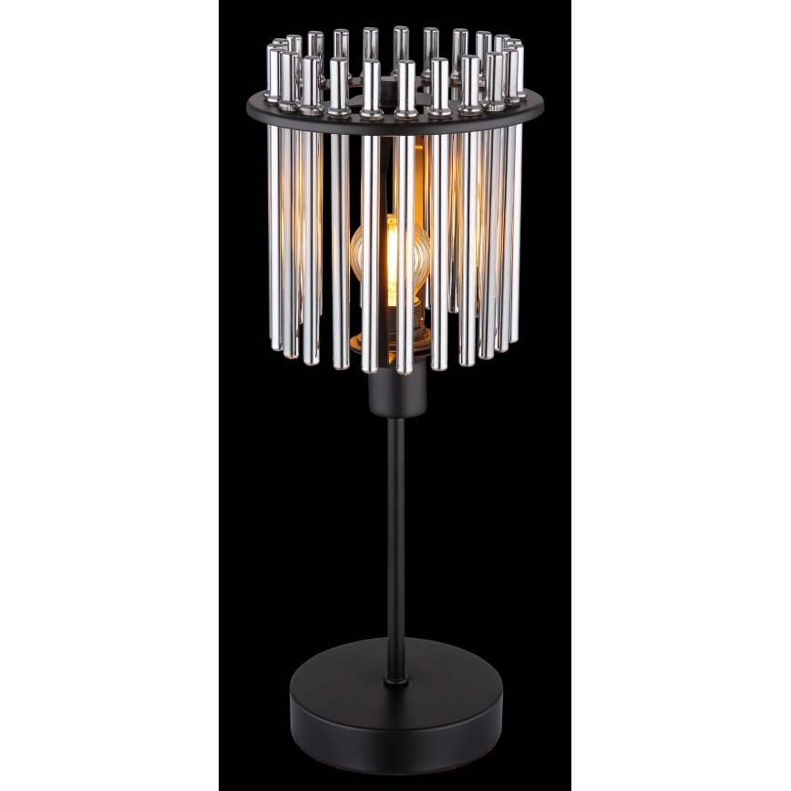 Globo - Lampe de table 1xE14/40W/230V d. 15 cm noir