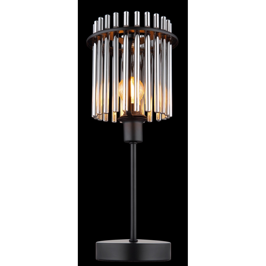 Globo - Lampe de table 1xE14/40W/230V d. 15 cm noir