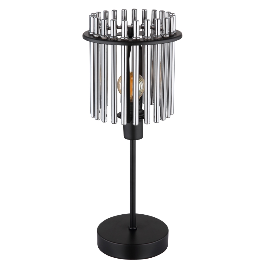 Globo - Lampe de table 1xE14/40W/230V d. 15 cm noir
