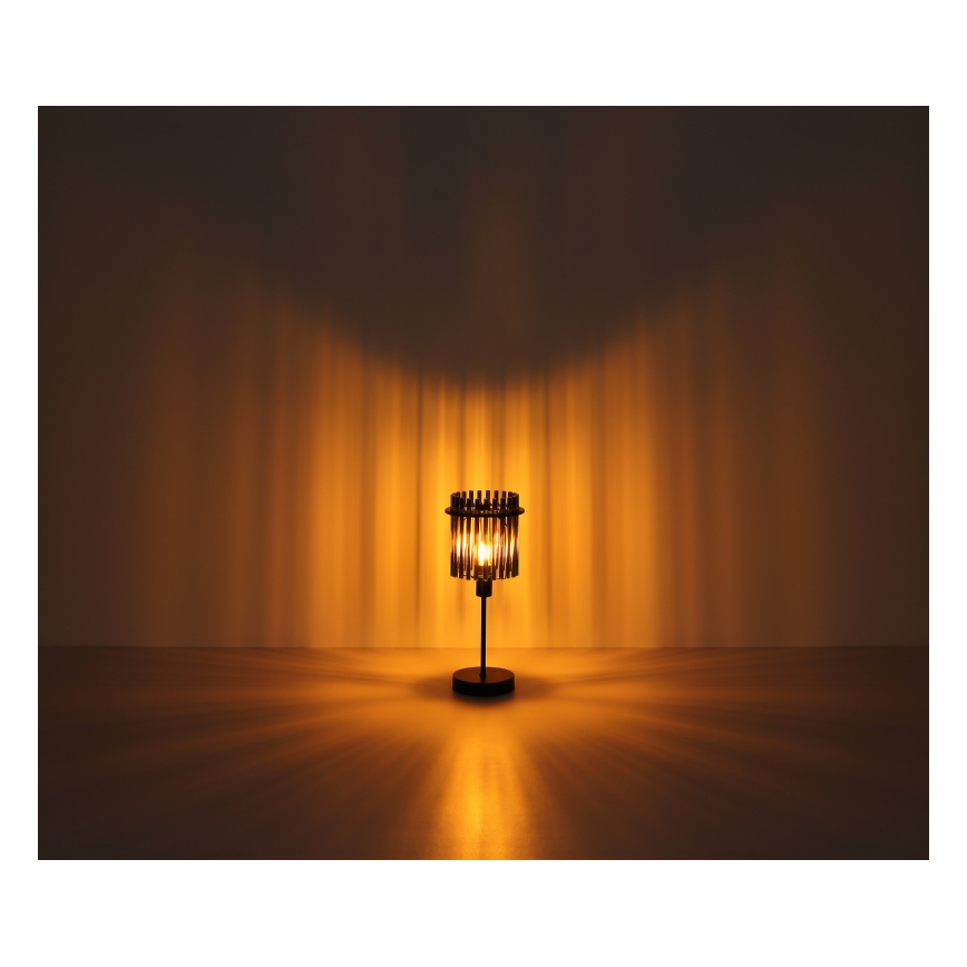 Globo - Lampe de table 1xE27/60W/230V Ø 30 cm noire