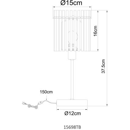 Globo - Lampe de table 1xE14/40W/230V