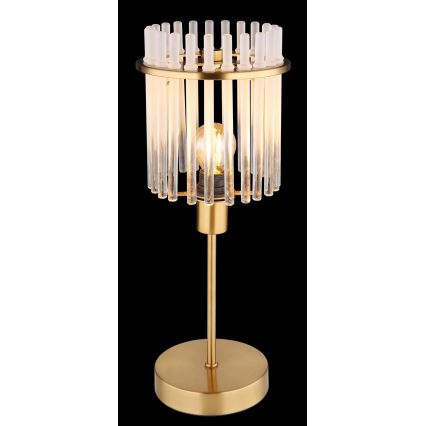 Globo - Lampe de table 1xE14/40W/230V d. 15 cm doré
