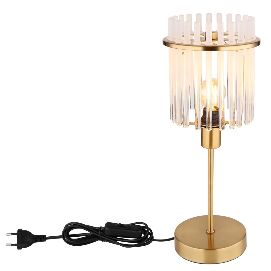 Globo - Lampe de table 1xE14/40W/230V d. 15 cm doré
