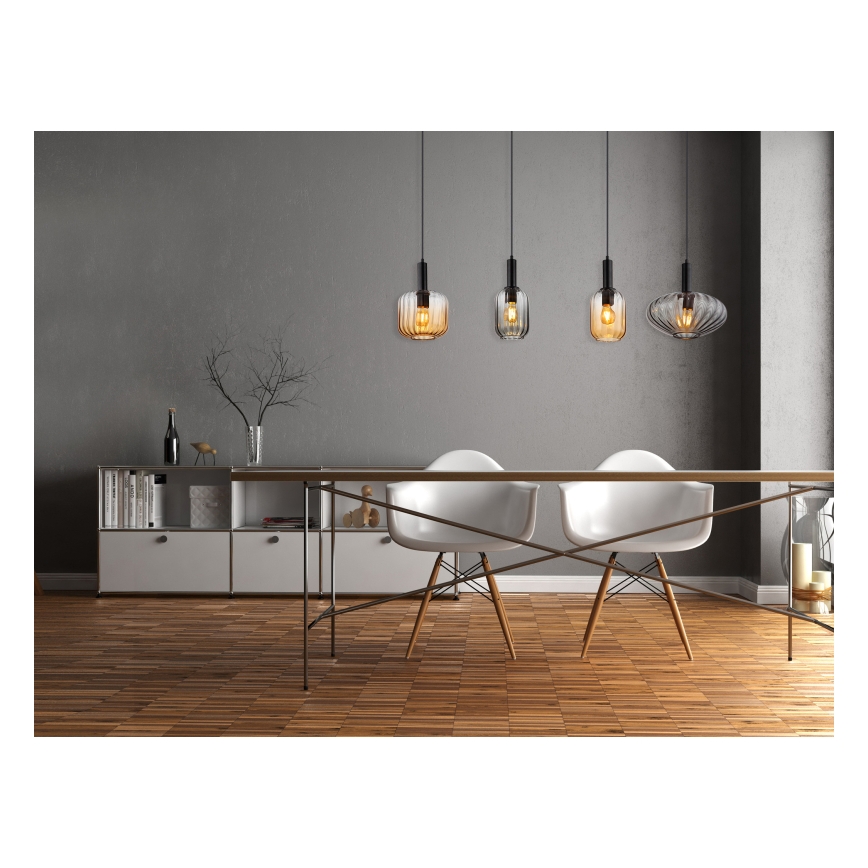 Globo - Suspension sur câble 4xE27/60W/230V